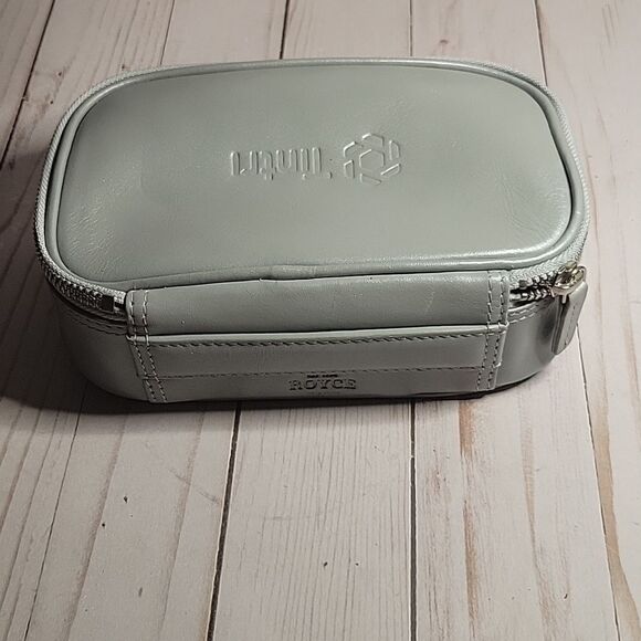 ROYCE New York Leather Zippered Travel Tech Organizer Case Luggage Tag Comp Logo - Picture 10 of 13